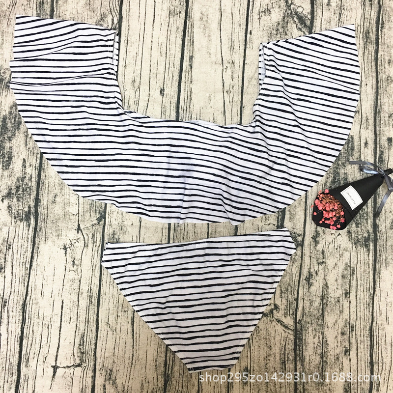 F4673Ruffled Bikini Set